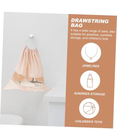 Baluue 7 Pcs Hair Dryer Storage Bag Make up Organizers Bag Portable Hair Dryer Travel Hairdryer Suede Beige - Buy Online on GoSupps.com
