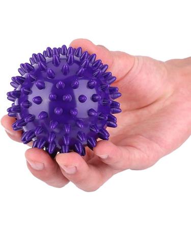 Shop Kelepu 7.5cm Spiky Massage Ball - Durable Plastic Muscle Tension Relief Tool for Home & Office Fitness - Purple - Buy Online on GoSupps.com