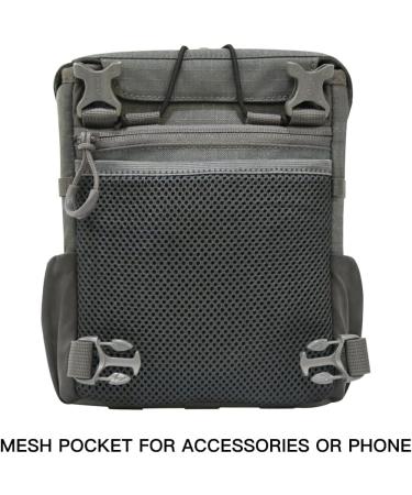 HINFWOOD Binocular Harness Chest Pack 500D Nylon Ripstop for Men and Women - Ideal for Hunting, Shooting, Fishing, and Hiking - Gray - Buy Online on GoSupps.com