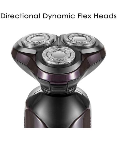 Buy Electric Shavers for Men - Waterproof Rechargeable Razors with 4D Rotary & Intelligent Digital Display - Wet & Dry Use - Fast International Shipping - Buy Online on GoSupps.com