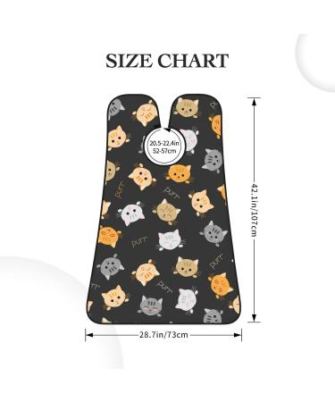 Buy Cute Cat Purr Beard Bib | Non-Stick Grooming Cloth for Trimming & Shaving | Perfect Gift for Cat Lovers - Buy Online on GoSupps.com
