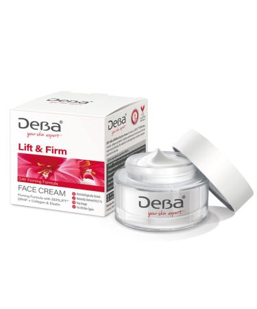 DeBa Lift & Firm Firming Day Cream for Face Anti-Aging Suitable for all skin types 50 ml
