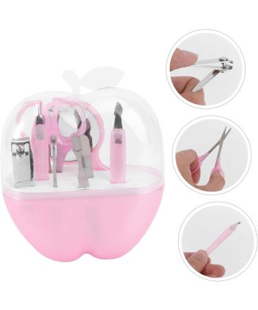 MAGICLULU Nail Clipper Kit Nail Trimmer The Mirror Deer Antler Headband Adult 8 in 1 Nail Trimming Kit Camping Accessory Nail Kit Travel Accessories Manicure Clippers Pink medium Pink - Buy Online on GoSupps.com