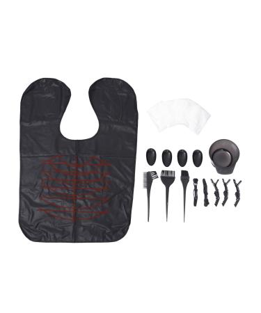 32 pi ces Kit Coloration Cheveux Accessoires Salon Coiffure avec Bol Pinceaux Teinture Cape et Prot ge-Mains pour Teinture DIY Domicile et Usage Professionnel