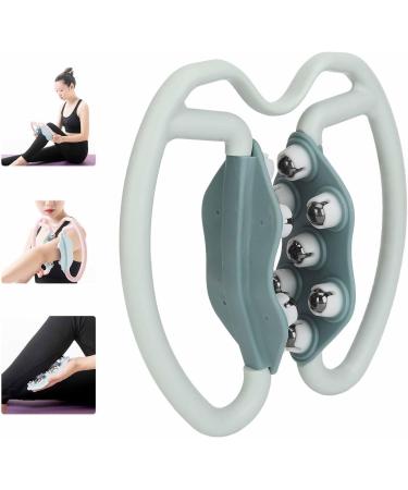 Portable 360-Degree Muscle Massager - Relieve Pain with Trigger Point Scooter & Magnetic Balls for Neck Arms Legs & Calves - Buy Online on GoSupps.com