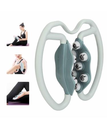 Cellulite massager muscle massage device with magnetic balls 360-degree rotation relieves pain trigger point role for shoulder arms buttocks back stomach legs and