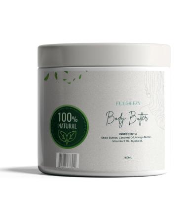 Organic Body Butter for Dry Skin - 100% Natural Moisturizer | Unscented 8oz - All Skin Types - Buy Online on GoSupps.com