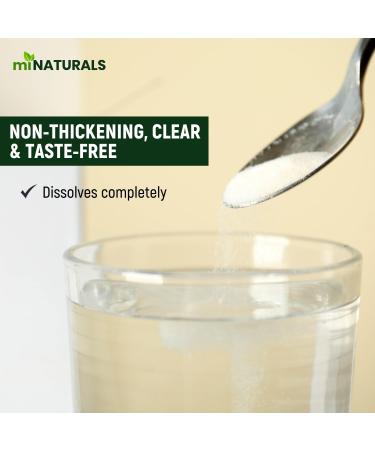 miNATURALS Pure Inulin Fiber Powder - Natural Prebiotic Dietary Fibre Supplement - Made from Organic Jerusalem Artichoke - (340g - 106 Doses) - Buy Online on GoSupps.com