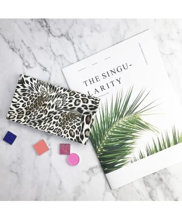 SZDYM Mermaid Empty Magnetic Palette - Leopard Grain | Large Rectangle Case for Highlighters, Eyeshadows, Lipstick, Blush Powder - Buy Online on GoSupps.com