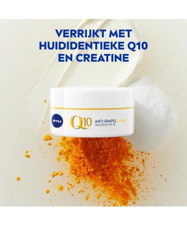 Beiersdorf AG NIVEA Q10 POWER AntiWrinkle Day Cream Face All skin types SPF 30 Cream with Q10 and Creatine Collagen Booster Face care 50 ml - Buy Online on GoSupps.com