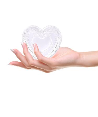 JND Professional Acrylic Liquid Monomer Dappen Dish & Lid - Glass Crystal Nail Art Powder Cup (Filigree Heart) - International Shipping Available - Buy Online on GoSupps.com