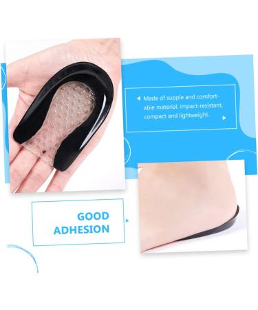 NOLITOY 2 Pairs Anti-Slip Silicone Heel Pads - Comfortable Half Yard Cushion for Pain Relief & Abrasion Protection - International Shipping Available - Buy Online on GoSupps.com