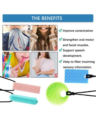 Colonet Sensory Silicone Teething Ring for Children - ADHD Autism Biting Relief & Speech Therapy Support - Color 2 - Buy Online on GoSupps.com