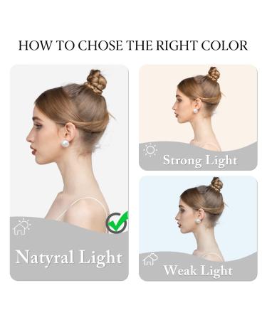 Dirty Blonde Wavy Messy Bun Scrunchie | Synthetic Ponytail Hair Extension for Women, Girls, Kids | CJL HAIR - Buy Online on GoSupps.com