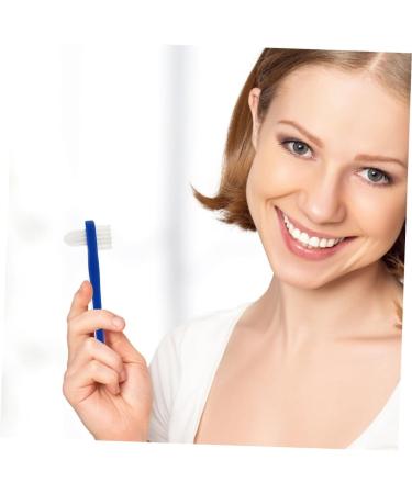 Minkissy 16-Pack Double-Headed Toothbrush Prosthesis Care Denture Cleaning Brushes for False Teeth - Buy Online on GoSupps.com