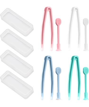 4 Pack Contact Lens Remover and Inserter Tool for Soft Lenses Portable Contact Lens Applicator with Tweezers Storage Case Suction Stick Handler with Soft Tip for Travelling - Buy Online on GoSupps.com