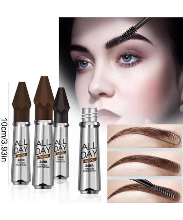 twcrvil Eyebrows Cream Multicolored Workmanship Sweet Gift Long-lasting Brow Pencil Safety ple Opration Sweat Resistance Colorfast Black - Buy Online on GoSupps.com
