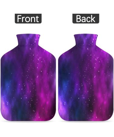 Universe Galaxy Hot Water Bottle 2L - Fluffy Cover Cozy Nights & Pain Relief for All Ages - Buy Online on GoSupps.com