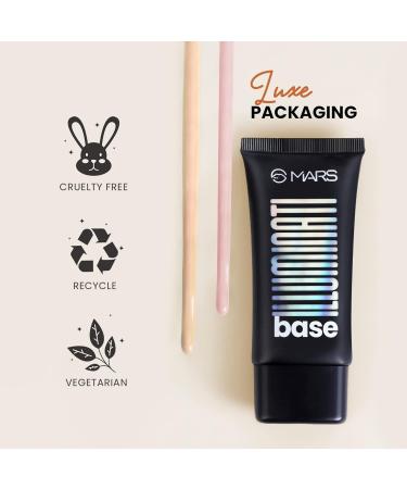 lluminati Base Dewy Primer with Highlighter | Glowy Dewy Primer for Face Makeup | Finish (45ml) (PINK) - Buy Online on GoSupps.com