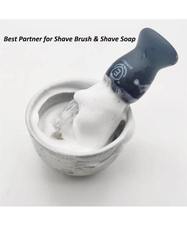 ECHOLLY Large Shaving Soap Bowl - Durable Metal Shave Mug for Cream & Soap - Double Layer Smooth Shave Unbreakable Mug with Heat Insulation - Buy Online on GoSupps.com