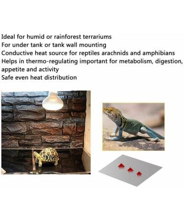 NCONCO Reptile Heating Mat Waterproof Reptile Heat Pad Adjustable Temperature Under Tank Heater for Turtles Lizards Frogs 14W 14W (28X28CM) - Buy Online on GoSupps.com