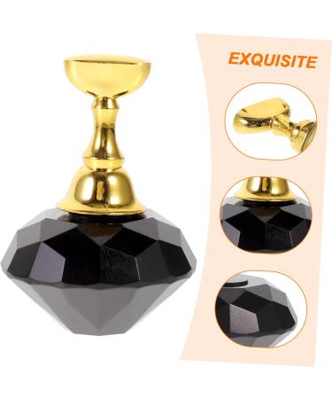 Housoutil 1 Set Manicure Practice Base Practice Nail Stand Nail Tip Stand Base Manicure Training Holder Nail Art Tip Holder Nail Stand Display Resin False Nails Compression 4.50X3.00X3.00CM Black - Buy Online on GoSupps.com