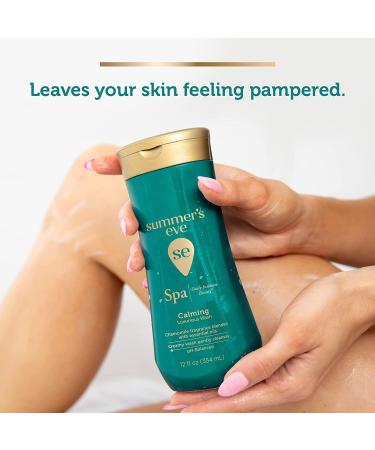Summer's Eve Spa Daily Intimate Wash - Calming Chamomile pH-Balanced Feminine Cleanser 12 Fl Oz (Pack of 2) | Luxurious International Shipping - Buy Online on GoSupps.com