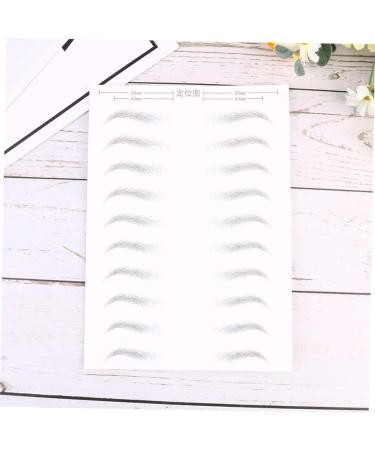 Balacoo 6 Sheets Stickers Waterproof Hair Like Authentic Eyebrows Transfer Stickers Disposable The Lazy 3d - Buy Online on GoSupps.com