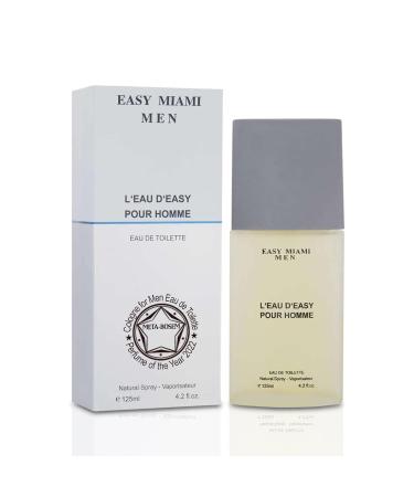 META-BOSEM Easy Miami Men's Cologne Eau de Toilette Natural Spray - Fresh Woody Scents - Spicy Notes - Great Holiday Gift - for All Day Use - a Classic Bottle 3.4 Fluid Ounce/100Ml Easy Miami 3.4 Fl Oz (Pack of 1) - Buy Online on GoSupps.com