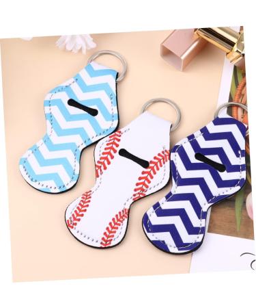  MERRYHAPY MERRYHAPY 5Pcs Wrist Key Ring Lip Gloss For Girls Clear Lip Gloss Neoprene Key Ring Lip Balm Keychain Key Rings For Women Handbag Hanging - Buy Online on GoSupps.com