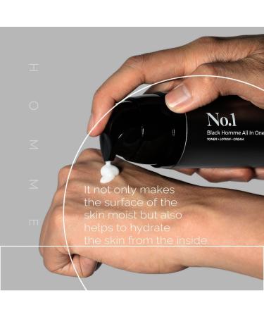 Buy PS.PRETTYSKIN No1 Black Homme All-in-One Essence 3.71fl.oz - Ultimate Toner Cream & Lotion for Day & Night | International Shipping Available - Buy Online on GoSupps.com