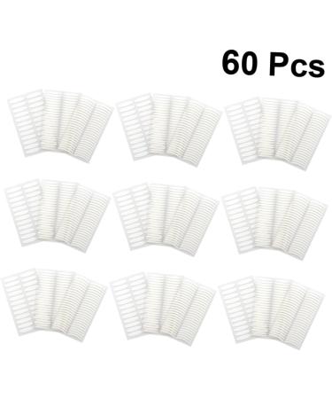  BIUDECO 60 sheets Double Eyelid Sticker Transparent Double-Sided Adhesive Strips for Invisible and Natural Eyelids Non-Stain Stickers for Women and Girls - Buy Online on GoSupps.com