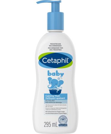Cetaphil Baby Calming Wash With Filaggrin Shea Butter For Dry Itchy Skin Paediatrician Recommended 295ml 295 ml (Pack of 1) Calming Wash