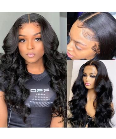 20 Brazilian Body Wave Lace Front Wig | Human Hair | Pre Plucked Hairline | 150% Density | Natural Color | 13x4 Lace Frontal | 20 Inch - Buy Online on GoSupps.com