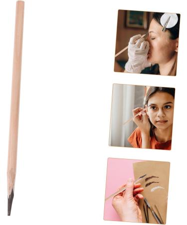 BIUDECO 3pcs Pencil Brow Pen Portable Brow Pencil Wood Brow Pencil Coffee Wooden - Buy Online on GoSupps.com