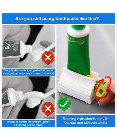 Shop DGN 9-Piece Toothpaste Squeezer & Dispenser - Universal Tube Squeezer for Toothpaste Hand Cream & More - Buy Online on GoSupps.com