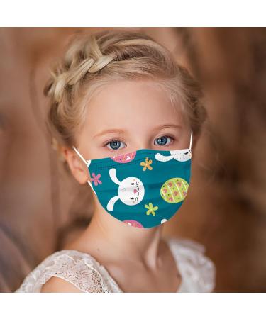 50 PCs Children's Mundschutz Mask | Cute Hare & Duck 3-Ply Disposable Masks | Breathable Outdoor Protection & Multifunctional Neckerchief - Buy Online on GoSupps.com