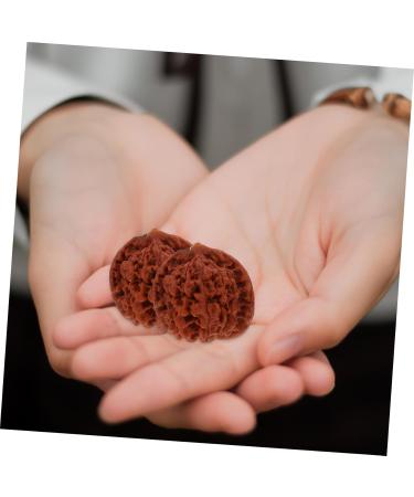 Fomiyes 4-Piece Walnut Health Balls - Fitness Hand Training & Massage Device for Stronger Grip - Buy Online on GoSupps.com