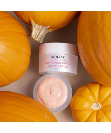 SONAGE Pom Crush Detox Enzyme Mask | Probiotic Exfoliating Face Mask with Pumpkin Papaya & Figs for Glowing Skin - International Shipping Available - Buy Online on GoSupps.com