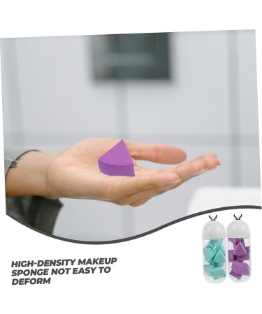 FOMIYES 2 Capsule Bottle Beauty Egg Cosmetic Concealer Sponge Esponjas Para Maquillaje Makeup Egg Sponge Face Powder Sponge Cream Hydrophilic Polyurethane Sector 20x7cm As Shown 1 - Buy Online on GoSupps.com