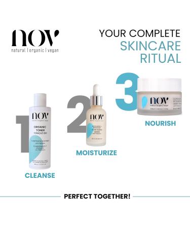 NOV Slow Aging Replenishing Night Cream - Face Moisturizer with Rose Hip Oil - Moisturizer Face Cream to Reduce Fine Lines and Aging Spots - 1.69 oz - Buy Online on GoSupps.com
