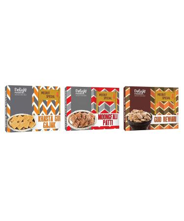 Green Velly Delight Foods Winter Special Combo - Gudgajak500g & Rewri400g & Chikki500g