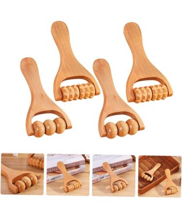 GLEAVI 12pcs Massage Hand Roller Set - Wooden Foot Sole & Neck Massager - International Shipping - Buy Online on GoSupps.com