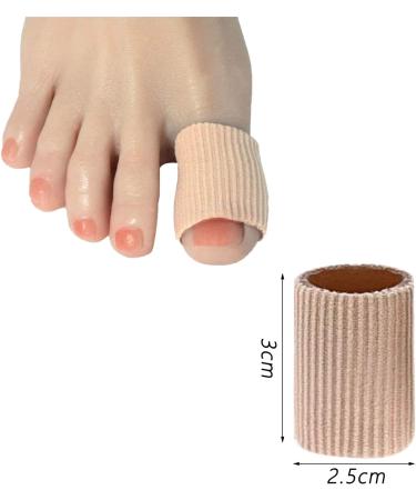 12 Pcs Gel-Lined Toe Sleeves for Corn and Callus Relief - Toe Cushion Protectors - Buy Online on GoSupps.com