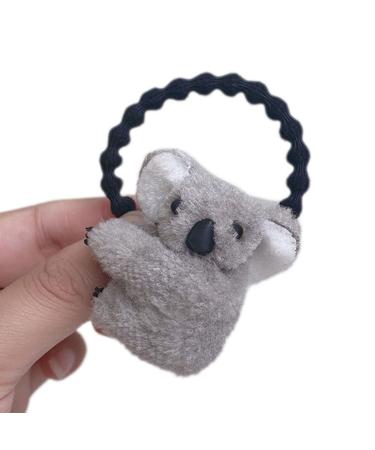 HISYI Mini Plush Hairpin Bangs Hair Claw Clips Plush Hair Clip Mini Koala Barrettes Cartoon Animal Hair Jaw Clip Hair Styling Props for Women