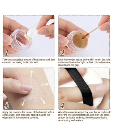 Professional Waterproof Tattoo Concealer & Scar Cover Makeup Set - Buy Online on GoSupps.com