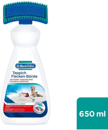 Dr. Beckmann Carpet Spots Brush - Powerful Stain & Odor Remover | 650ml with Brush Applicator | International Shipping Available - Buy Online on GoSupps.com