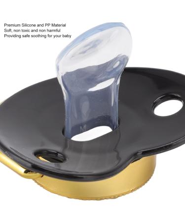 Bling Pacifier with Chain Clip | Ergonomic PP-Silicone | Stylish for Babies 6-18 Months | Perfect for Baptisms & Special Occasions - Buy Online on GoSupps.com