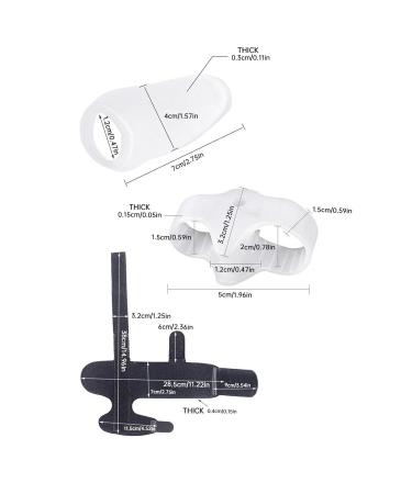 Orthopedic Toe Separator Corrector Set for Men & Women - 5 Pack for Hallux Valgus Correction & Foot Relief - Buy Online on GoSupps.com