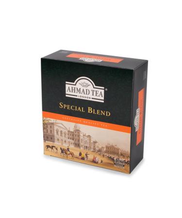 Ahmad Tea Special Blend - Premium Black Tea with Bergamot | Assam & Ceylon | 100 Double Chamber Tea Bags - Buy Online on GoSupps.com